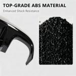 Gloss Black ABS Rear Diffuser for Audi S4 B8 2008 2009 2010 2011 2012 | Stylish Rear Bumper Diffuser Self‑Tapping Screws Mount for Audi S4 B8 08‑12, Professional Installation Suggested