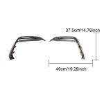 Audi RSQ8 Base Sport Utility 4-Door 2021+ Fog Light Covers Carbon Fiber/FRP