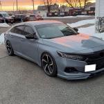 Front Bumper Lip Splitter for Honda Accord 2021-2022 Sonic Grey | Front Lip Splitter Air Dam Bumper Protection Spoiler Splitter 3PCS