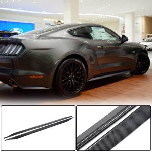 Ford Mustang 2015-2020 Side Skirts Dry Carbon Fiber
