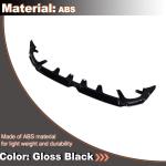 Gloss Black Front Lip Spoiler Compatible with BMW X3 G45 2025+ Sport Utility 4-Door ABS Car Front Bumper Lower Spoiler Lip Splitter Body Kit Trim Protection 4PCS