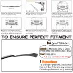 Carbon Fiber Front Bumper Lip Compatible witth Mercedes Benz E Class W212 S212 E63 E63S AMG Sedan 4-Door 2013-2016 Front Chin Spoiler Protector