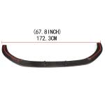 Volkswagen VW Golf 7 MK7 GTI 2014-2016 Front Bumper Lip Carbon Fiber