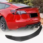 Tesla Model 3 2017-2023 Carbon Fiber/FRP Rear Trunk Spoiler