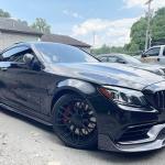 Mercedes Benz W205 C205 C43 C63 2015UP Carbon Fiber Side Skirts