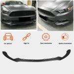 Ford Mustang V6 V8 GT 2015-2017 Front Bumper Lip Carbon Fiber