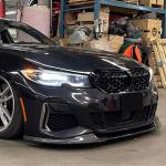BMW 3 Series G20/G28 M Sport M340i 320i 330i Front Bumper Lip Carbon Fiber/FRP 2019–2023