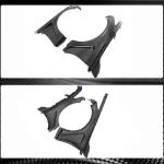 Infiniti Q50 Q50S 2014-2020 Side Door Air Fender Vents Carbon Fiber
