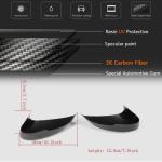 Jaguar F-TYPE 2013-2021 Mirror Covers Add-on Style Carbon Fiber