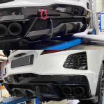 Chevrolet Corvette C8 Stingray 2020-2023 Rear Bumper Diffuser Lip Carbon Fiber/FRP