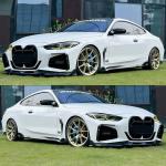BMW 4 Series G22 G23 430i Coupe 2D Side Fender Fins Carbon Fiber