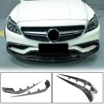 Mercedes Benz (W218) C218 CLS63 AMG S 2015-2018 Front Bumper Vents Carbon Fiber