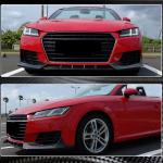Audi TT MK 3 8S (Quattro) Base 2015-2019 Front Bumper Lip Carbon Fiber