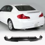 US Infiniti G37 GT 4-Door 2009-2013 Rear Bumper Diffuser Carbon Fiber