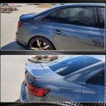 Audi A4 Sline S4 B9 B9.5 Sedan 2017-2023 Carbon Fiber Rear Trunk Spoiler