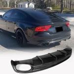 Audi A7 Sline S7 C7 Pre-facelift 2011-2014 Rear Bumper Diffuser Carbon Fiber/FRP