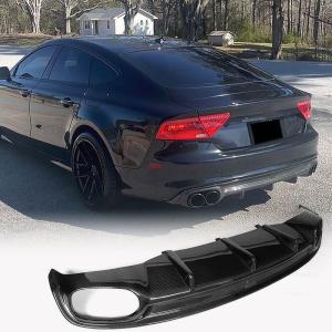 Audi A7 Sline S7 C7 Pre-facelift 2011-2014 Rear Bumper Diffuser Carbon Fiber/FRP