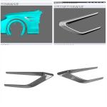Mercedes Benz W205 C63 AMG Pre-facelift 2015-2019 Side Air Fender Vents Carbon fiber