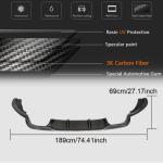 BMW X5M F85 2015-2019 Rear Bumper Diffuser Carbon Fiber