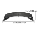 Maserati Ghibli S Q4 2014-2020 Rear Trunk Spoiler Carbon Fiber