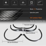 Tesla Model X Sport Utility 2016-2022 Wheel Arch Fenders Trims Carbon Fiber