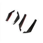 Audi A4 B9 Base Sedan 2017-2020 Front Bumper Vents Carbon Fiber