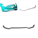 Mercedes Benz W212 S212 E63 AMG Sedan Wagon 2014-2016 Front Bumper Lip Carbon Fiber