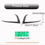 Tesla Model S 2021-2023 Front Bumper Splitters Carbon Fiber