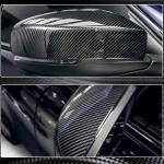 Maserati Quattroporte QP Ghibli 2018-2022 Dry Carbon Fiber Mirror Covers Add-on