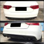 Carbon Fiber Rear Bumper Diffuser for Audi S5 A5 Sline B8.5 Facelift 2012-2016