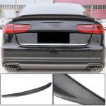 Audi A6 Sline S6 C7 C7.5 Sedan 2012-2019 Rear Trunk Spoiler Carbon Fiber