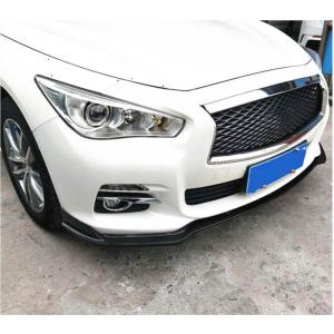 Infiniti Q50 Base 2014-2017 Front Bumper Lip Carbon Fiber