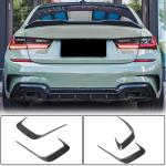 BMW 3 Series G20 2019-2022 Rear Bumper Splitters Dry Carbon Fiber