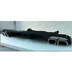 Carbon Fiber Rear Diffuser and Exhaust Tips for Mercedes 2009-2012
