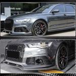 Audi RS6 RS7 C7 Carbon Fiber Front Bumper Air Vent Canard Aero Flicks