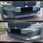 BMW 6 Series G32 630i 640i M-Sport GT 2017-2020 Front Bumper Lip Carbon Fiber