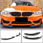 BMW F80 M3 F82 F83 M4 2014-2020 Front Bumper Splitters Carbon Fiber