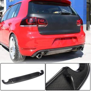 Volkswagen VW Golf 6 MK6 GTI 2010-2013 Rear Bumper Diffuser Carbon Fiber
