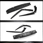BMW 5 Series G30 Pre-LCI 2017-2019 Rear Bumper Diffuser Carbon Fiber
