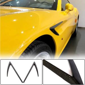 Ferrari California T Base Convertible 2015-2018 Side Air Fender Vents Carbon Fiber