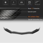 Cadillac ATS Base 2013-2019 Front Bumper Lip Carbon Fiber