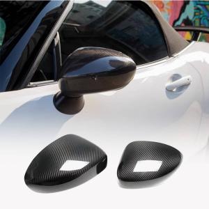 Mazda MX5 Miata ND 2016-2024 Add-on Mirror Covers Dry Carbon Fiber