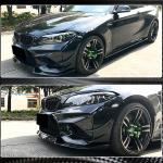 BMW 2 Series F87 M2 2016-2020 Front Bumper Lip Carbon Fiber