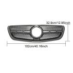 Mercedes Benz V Class W447 Vito 2015-2019 Front Bumper Grille Carbon Fiber