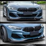BMW 8 Series G14 G15 G16 840i M Sport M850i 2018-2021 Front Bumper Lip Dry Carbon Fiber