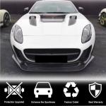Jaguar F-TYPE Base 2017-2019 Front Bumper Lip Carbon Fiber