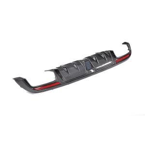 Mercedes Benz W205 Sport C43 C63 C450 AMG Pre-facelift 2015-2019 Rear Bumper Diffuser Carbon Fiber