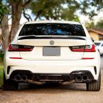 BMW 3 Series G20/M3 G80 2019-2025 Rear Trunk Spoiler Dry Carbon Fiber