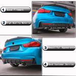 For BMW 4 Series F32 F33 F36 M Sport Carbon Fiber Rear Bumper Diffuser | 420i 428i 430i 435i 440i M Tech