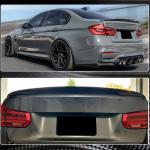BMW 3 Series F30 F80 M3 Sedan 2014-2020 Rear Trunk Spoiler Carbon Fiber/FRP